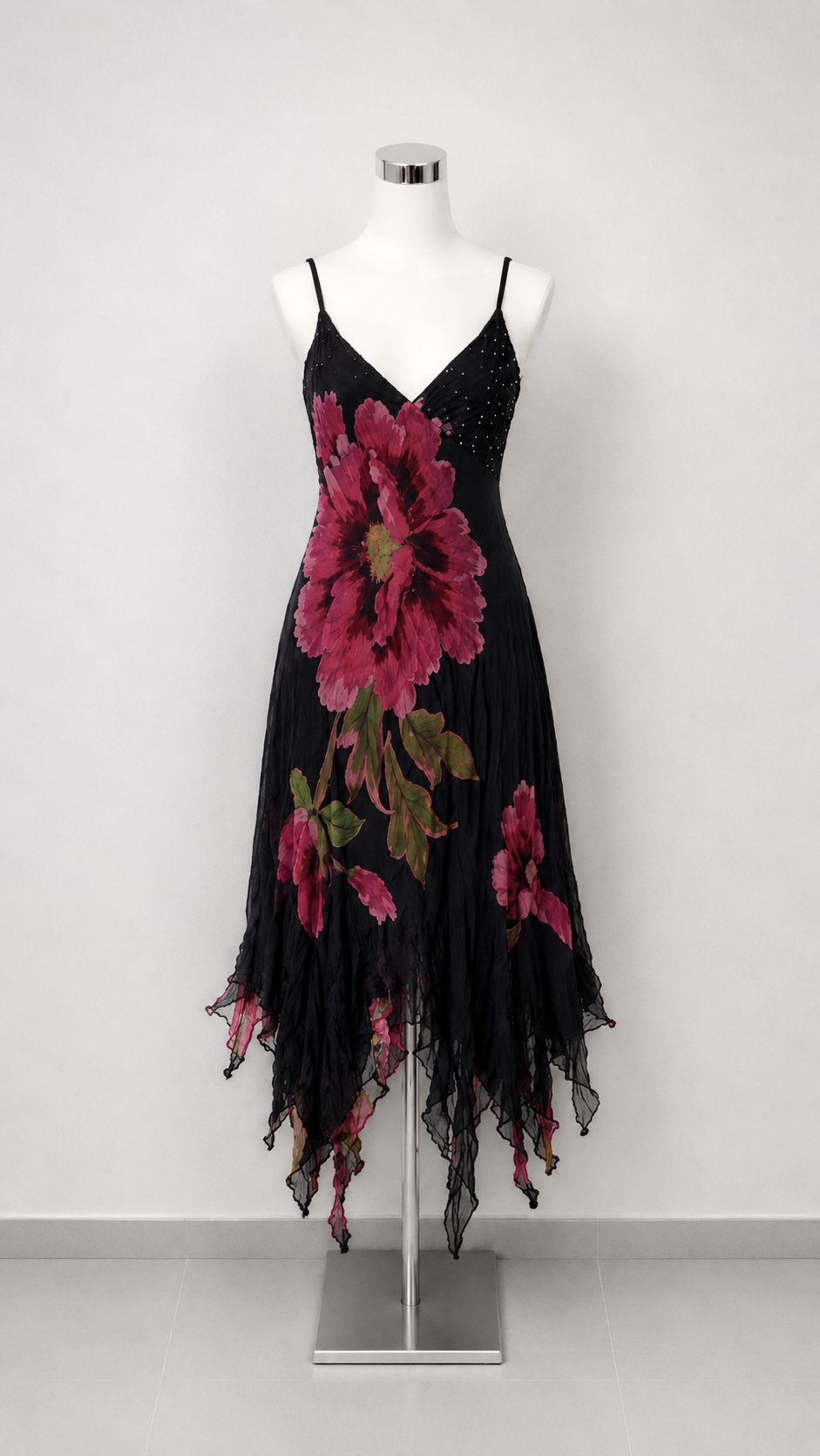 EVA BLUE Beade Dress