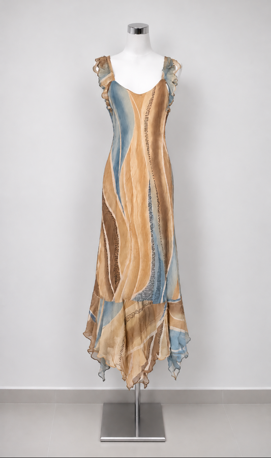 100 % Viscose dress Made in ENG