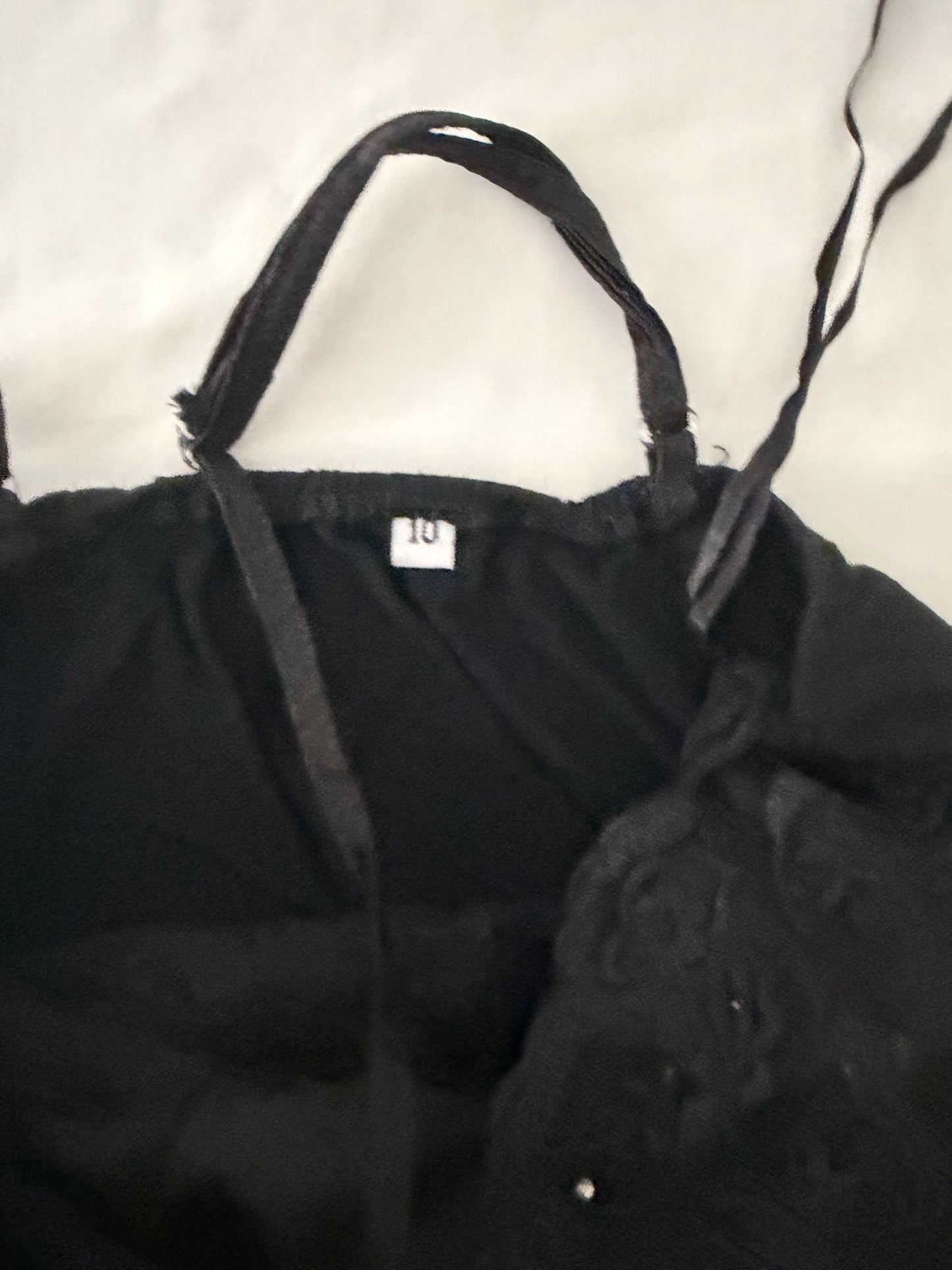 Black beaed top