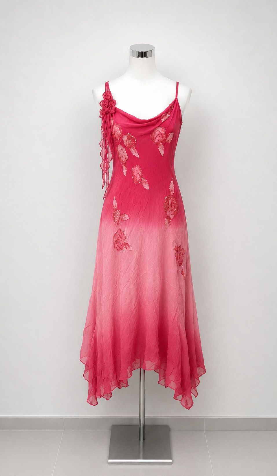 100% Silk beaded dress