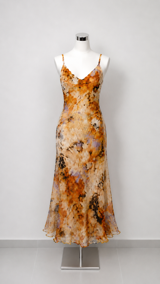 100% Silk dress by V